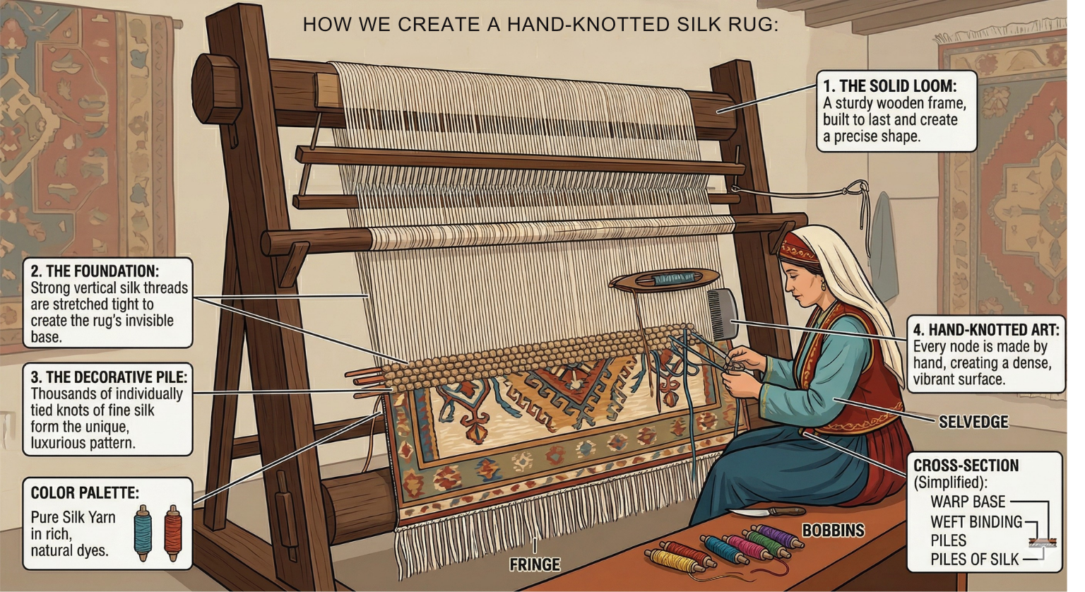 Silk Weaving