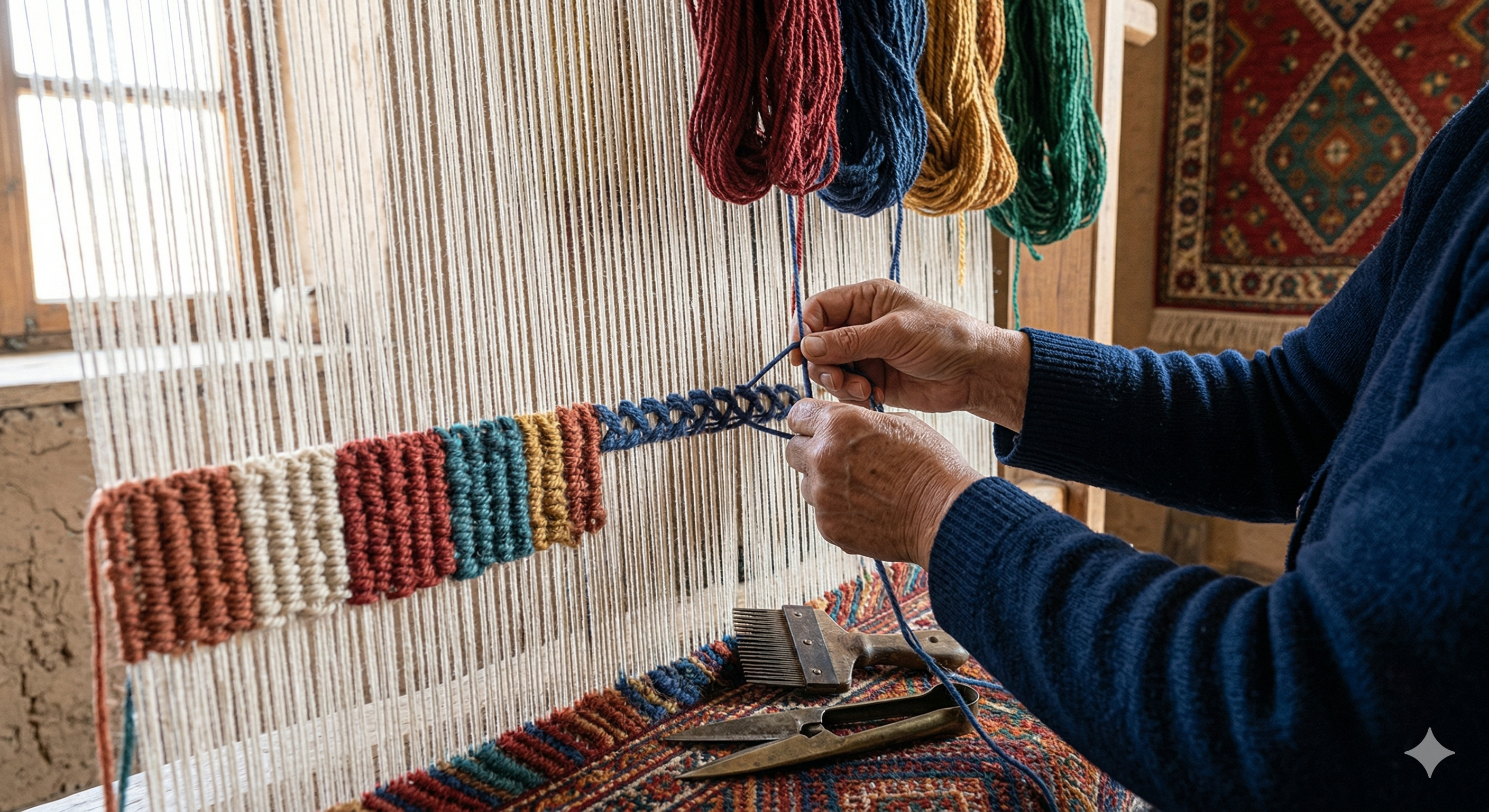 Sumak Texture Close-up